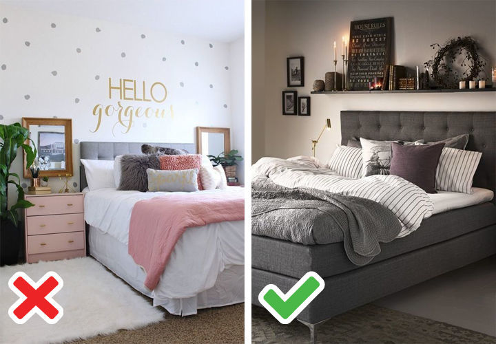 Как Поставить Кровать В Маленькой Спальне Фото