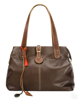 Женская кожаная сумка Энни New, оливковая