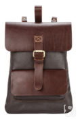 Кожаный рюкзак Gray, темно-коричневый