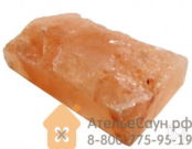 Плитка из гималайской соли 200х100х25 мм для бани и сауны