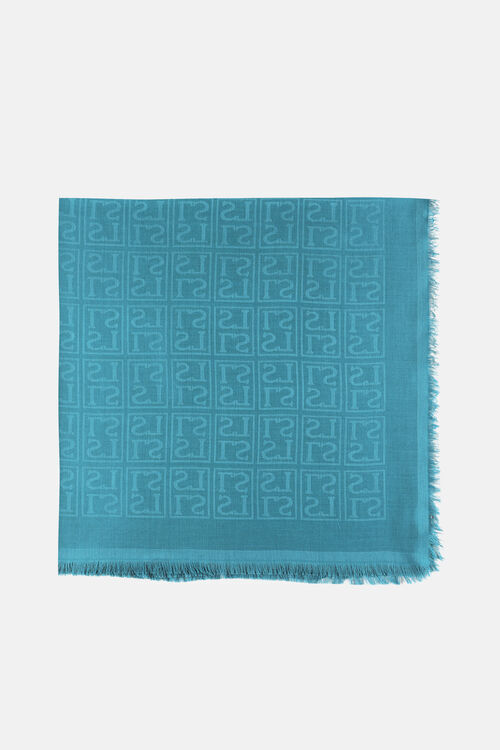 Палантин ROMANZO бирюзовый