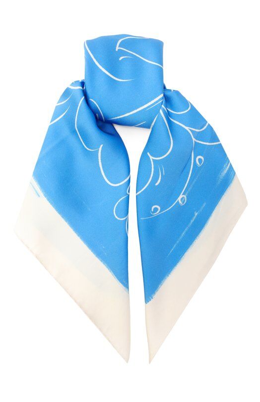 Шелковый платок Хохлома х Алена Ахмадуллина