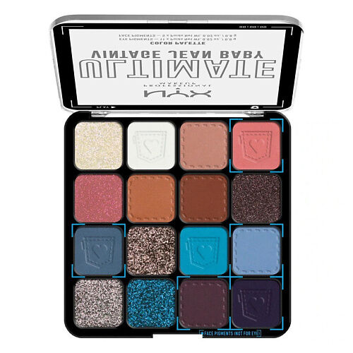 NYX Professional Makeup NYX PROFESSIONAL MAKEUP Палетка теней Ultimate Shad