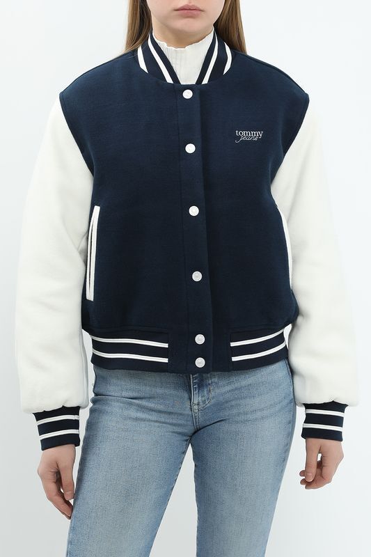Куртка-бомбер с трикотажными манжетами Tommy Jeans