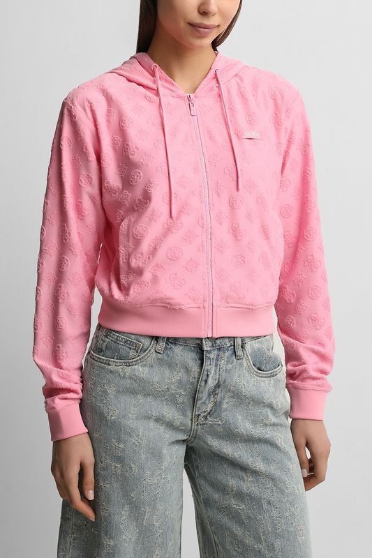 Толстовка на молнии с капюшоном Guess